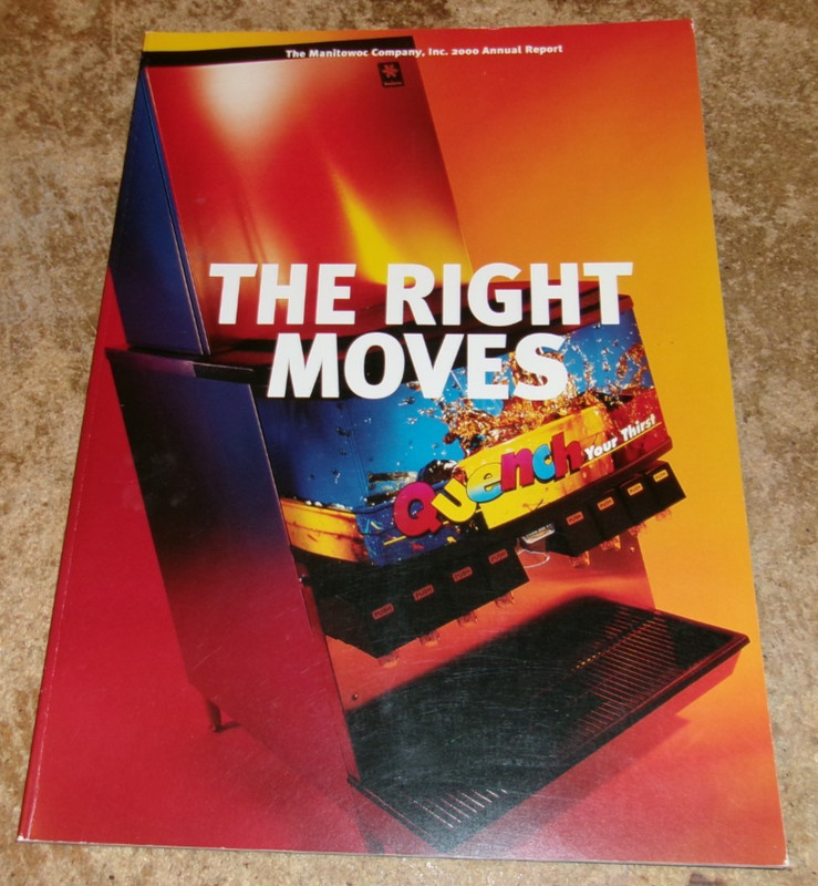 2000 manitowoc co. annual report in nice shape used