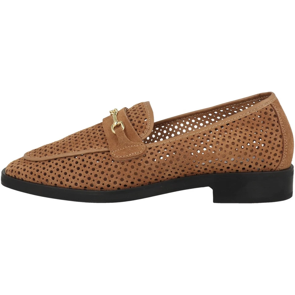 Steve Madden Nafisa Mocassin Femme Slipper Chaussures d’Été Daim Tan Clair - Photo 1/1