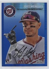 2023 Topps Chrome Platinum Anniversary Blue Prism Refractor Joey Meneses 07r3