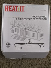 HEATIT HISD Pipe Freeze Protection Cable 18ft Built-In Thermostat