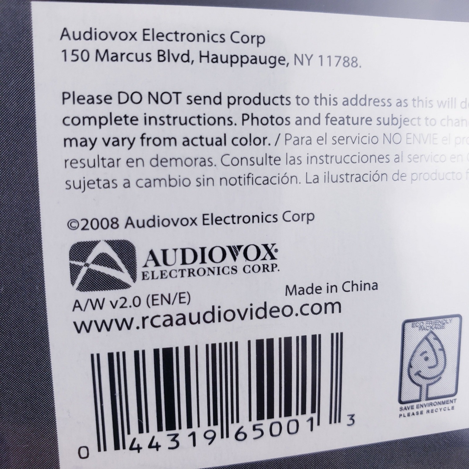 Vintage RCA Cassette Recorder RP3503 Stand up Mic & AC Adapter NOS NEW SEALED