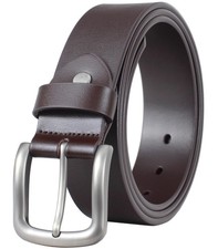 Men's Casual Genuine Leather Dress Belt for Jeans 42 waist: 40-41