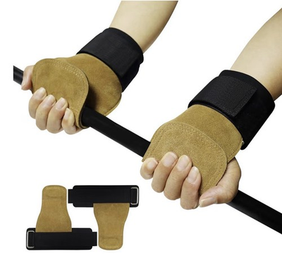 #ad #ad Leather weightlifting wrist straps for grip and support $6.60