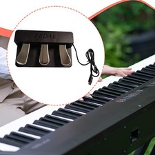 3 Pedal Board Musical Instrument Accessories Soft Sostenuto Sustain Pedal