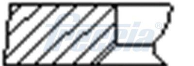 FR10-507800 KOLBENRINGE SATZ FRECCIA 4PCS STD NEU OE QUALITÄT - Bild 3 von 7