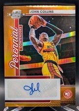 2021-22 Perennial Contenders Optic -  Auto John Collins #PCA-JCL Orange /25