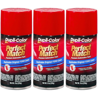 Duplicolor BFM0306 (3-Pack), Aerosol Paint Ford 21, EP, SQ, E4, EA, Cardinal Red