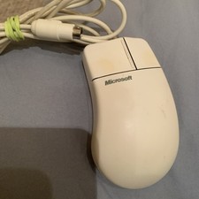Vintage 91289 Microsoft Port Compatible Mouse 2.1A PS/2 Wired Ball Mouse