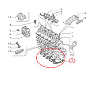 Zylinderkopfdichtung Fiat Tipo Lancia Delta Dedra Original 7785805