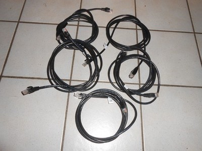 5x 2m CAT.5e patch cable network cable cable Internet DSL LAN 2m Dell 00R717