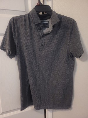 NWT【 M 】Express Men's Geo Print Polo BEST OFFER WILL BE CONSIDERED