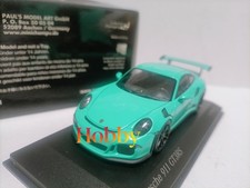 Minichamps 1/43 Porsche sports car model Porsche 911 991 GT3 RS 2014 green