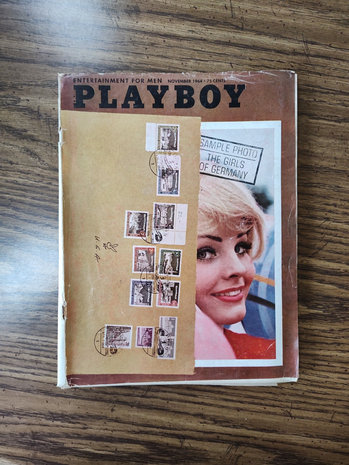 Vintage Playboy Magazine November 1964 The Girls Of Germany With Centerfold!