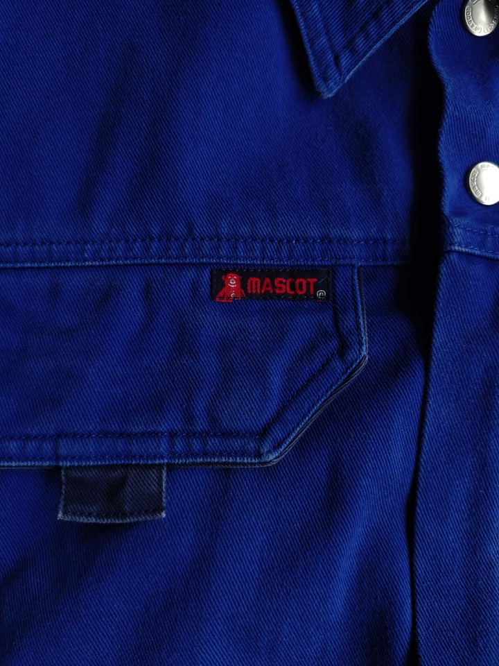 RARE MASCOT Danish Design Mens Workwear Blue Worker Jacket L size - Image 3 of 4