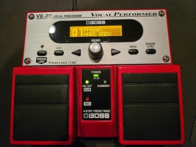 Boss VE-20 Vocal Performer - Red, Used, Excellent Condition