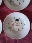 6 Corelle FROSTY MORN Let it Snow Snowman 8.5" Pasta Soup Salad Bowls Set — photo 6