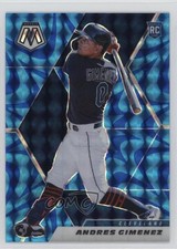 2021 Panini Mosaic Rookie Reactive Blue Mosaic Prizm Andres Gimenez #277 19wa