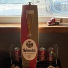 Schmidt's Light Beer Breweriana Collectible Sign Display Vintage Bar Decor