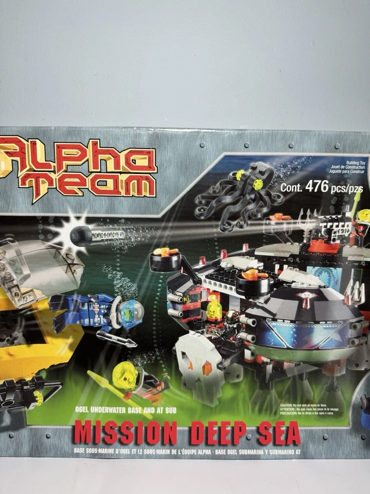 NEW LEGO 4795 Ogel Underwater Base Alpha Team 2002 Retired Vintage Sealed Rare - Image 3 of 4