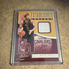 Panini Absolute Memorabilia Kevin Love #ET-KLV Established Threads Cavaliers