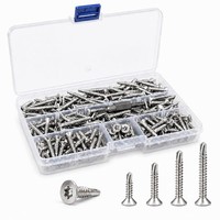 Blechschrauben Set 200 StüCk M4,8 Edelstahl Senkkopf Torx Selbstschneidend FüR
