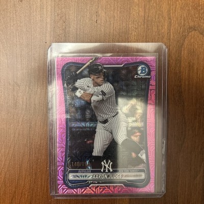2026 Bowman Chrome Aaron Judge Pink Mojo Refractor /199 YANKEES #1