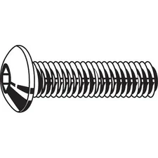 1/4"-20 Socket Head Cap Screw, Button, Plain 18-8 Stainless Steel, 1/2 In