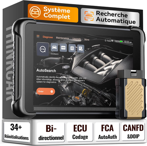 THINKCAR 689BT Valise Diagnostic Auto, Diagnostic Complet du Système du Véhicule