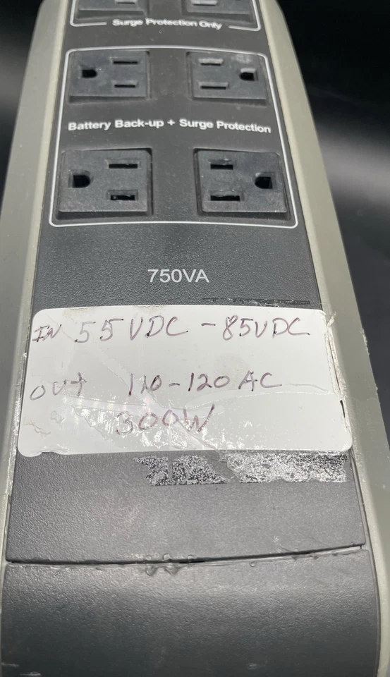 Belkin 750VA F6B750-AVR Uninterruptible Power Supply UPS Backup Surge Protector - Image 4 of 4