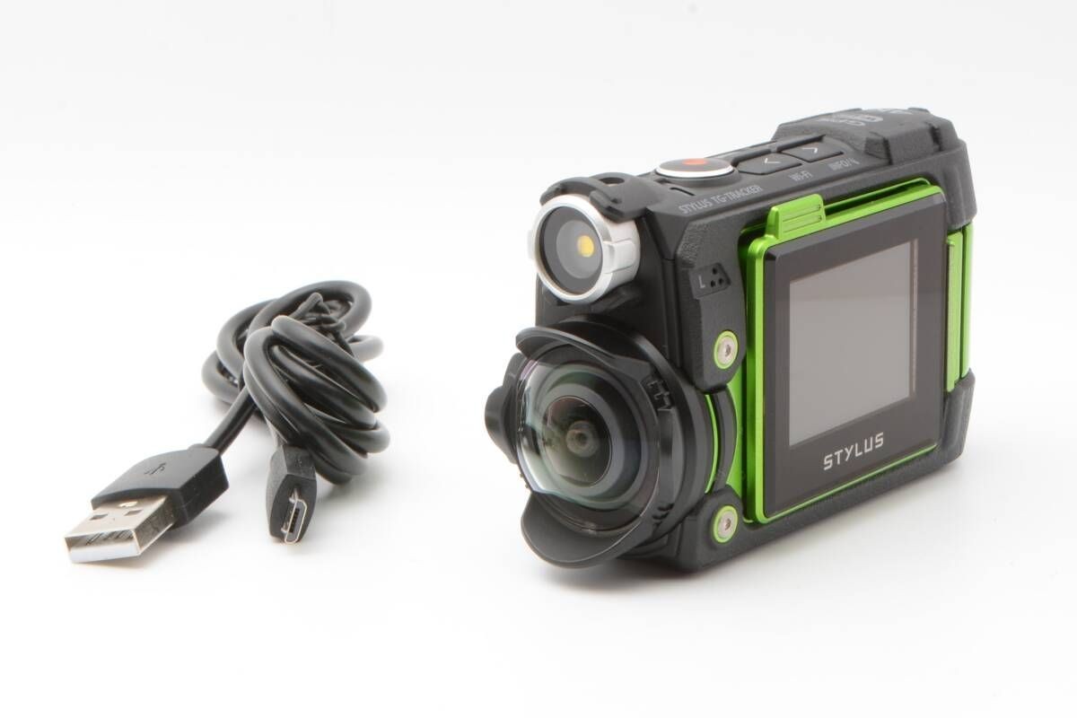 OLYMPUS STYLUS TG-Tracker Green Compact Digital Camera Tested 