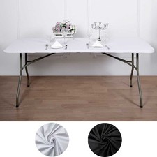 6 ft Fitted Spandex Rectangular Table Top Cover Wedding Party Events Decorations
