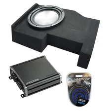 Harmony HA-A122 12" Sub Fits 14-18 Chevy Silverado Crew Cab w/ 46CXA8001 Amp