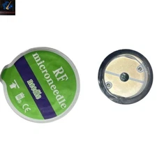 Replace Disposable 25/64/10 Pins Gold Plated Cartridge Tips for RF Machine-Black