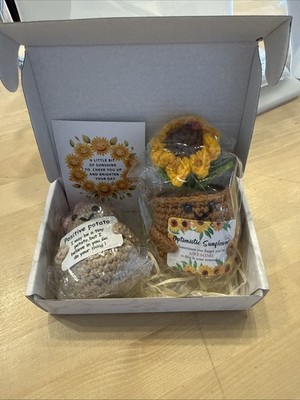 Gifts for Women - Cute Cheer Up Gift for Wife, Sunflower Gifts for Women, 3Pcs