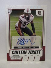 Israel Mukuamu 2021 Contenders Draft Red RC Autograph South Carolina Gamecocks