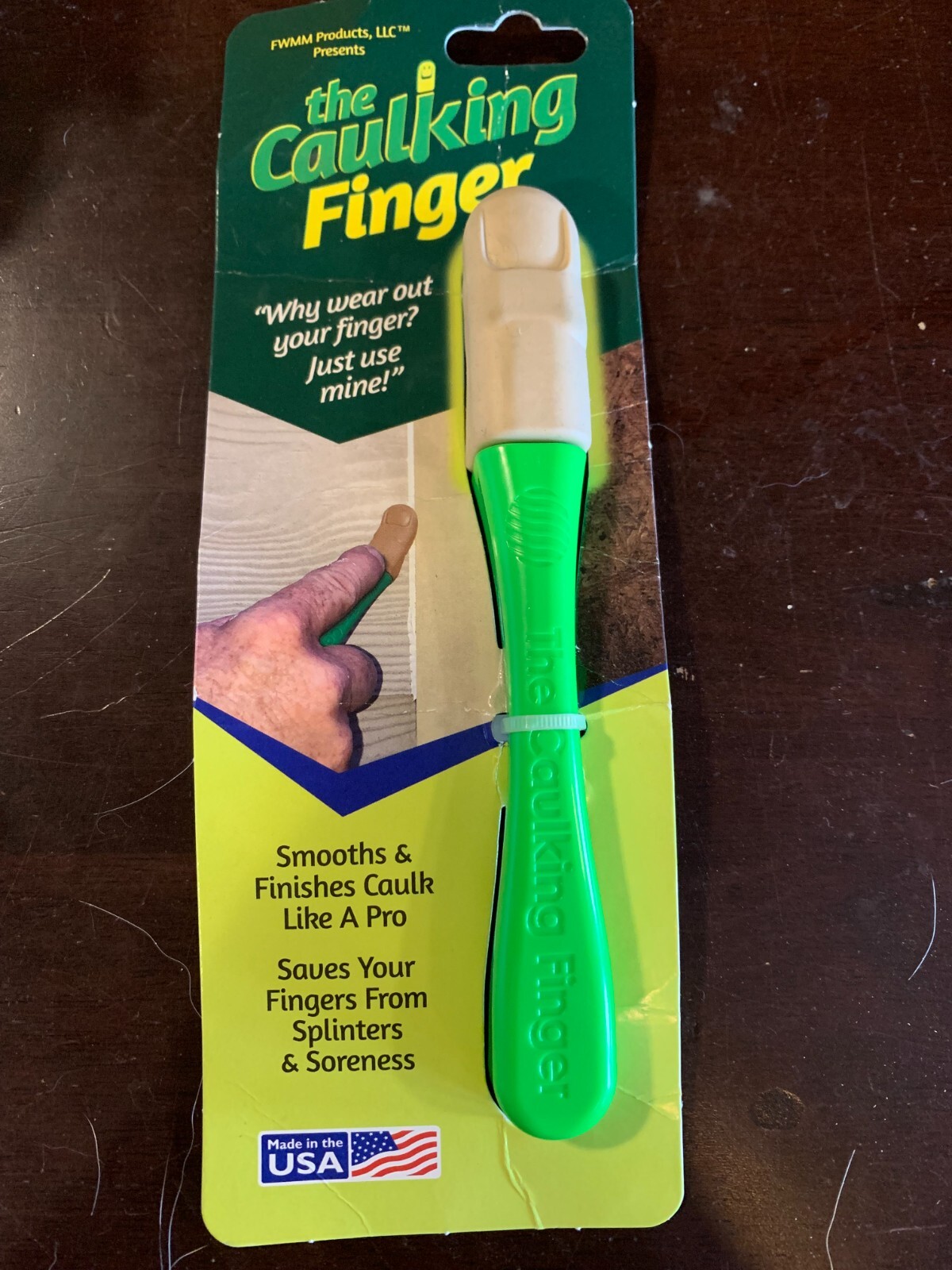 The Caulking Finger Caulk Finishing and Smoothing Tool NEW! comfort