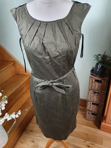 calvin klein olive green dress