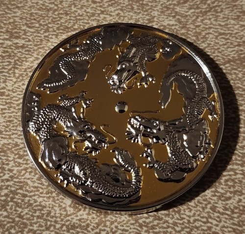 Statue de dragon tbétan antque chnos en argent ncrusté - Etsy