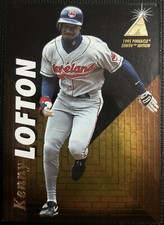 1995 Pinnacle Zenith Kenny Lofton #62 Cleveland Indians