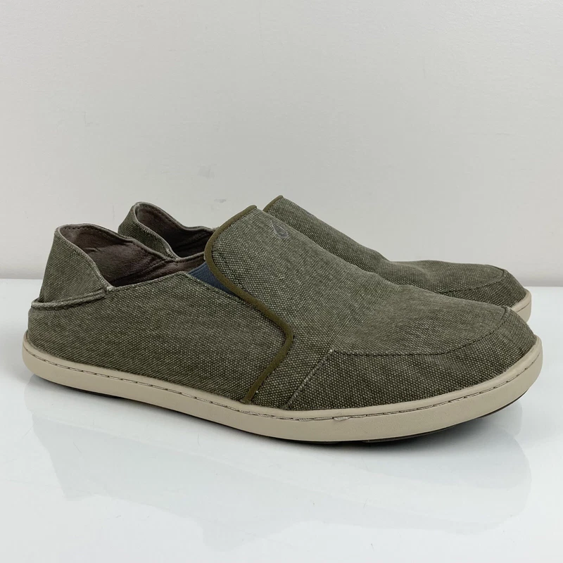 olukai nohea lole canvas slip on casual loafers shoes