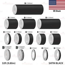 Vinyl Pinstriping Pin Stripe Car Styling Adhesive Tape Decal Sticker SATIN BLACK