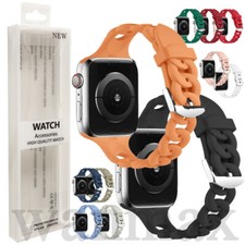 Silicone Strap Watch Band For Apple Watch Ser...