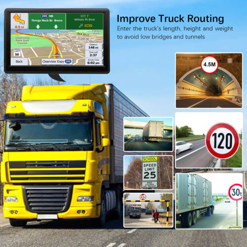 7” Truck Car GPS Navigation Touch Screen Navigator Free Lifetime AU Map Update - Picture 16 of 22