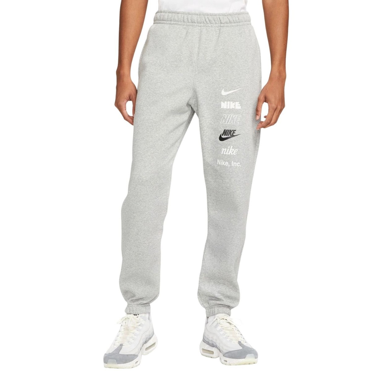 Mens Nike Athletic Gym Stacked Logo Jogger Fleece Pants Mens Nike Athletic Gym Stacked Logo Jogger Fleece Pants