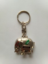 Elephant Keychain Key Ring with Storage