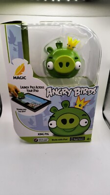 Angry Birds Interactive Toy Magic King Pig Apptivity Figure Mattel 2012
