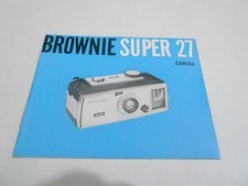 1950s/1960s CAMERA manual 13 - BROWNIE SUPER 27