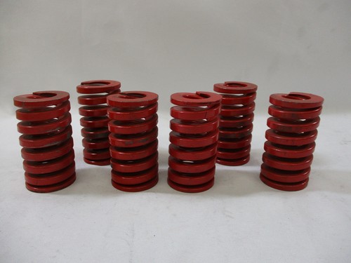 (LOT OF 6) DANLY 9-3214-26 HEAVY LOAD SPRING (2" OD x 1" ID x 3-1/2" OAL)