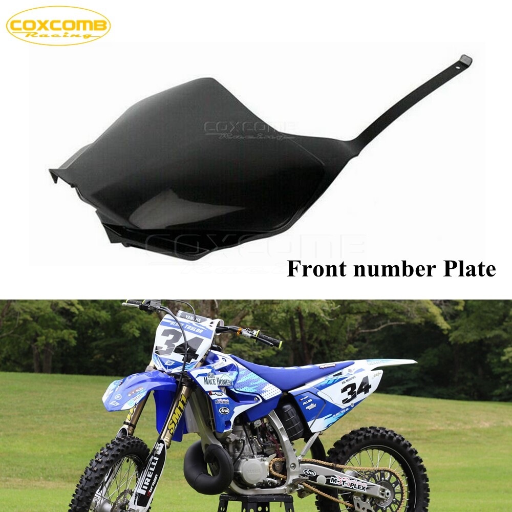 Black Front Number Plate Fender Fairing For Yamaha YZ250 YZ250F