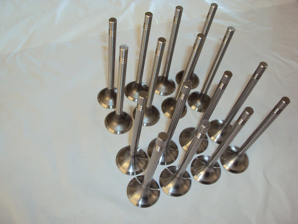 (8) 2.0l TDI 8x válvulas de entrada 8x válvulas de escape VW Audi 03l109611 03l109601 CFFA Foto 3 de 3